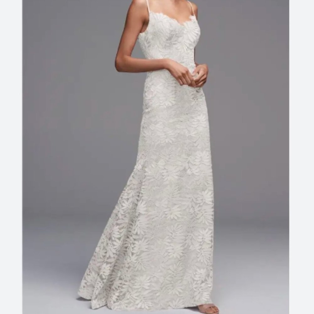 Watters - Ivory Lace Gown